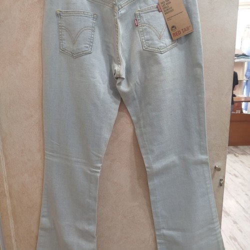 Levi's jeans new, low rise bootcut, blue turquoise