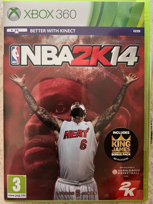 NBA 2K14 game like new for Microsoft Xbox 360
