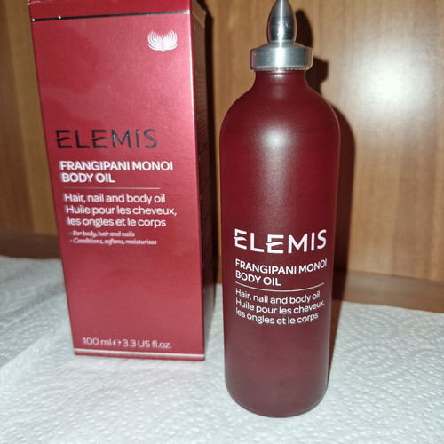 Frangipani body-hair oil Elemis new