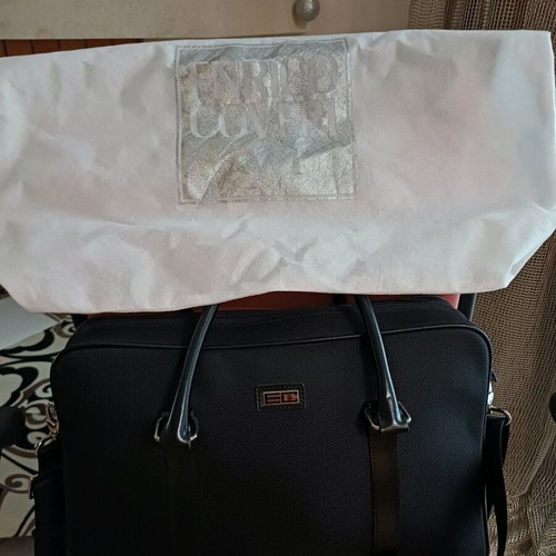Enrico Coveri shoulder bag black like new for laptop