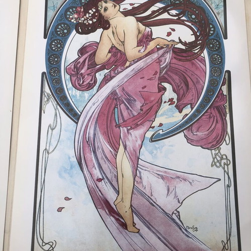 Mucha Posterbook με 6 μεγάλες αφίσες τέχνης, Taschen