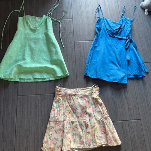 Zara mini dresses and skirt set, XS/S