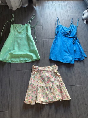 Zara mini dresses and skirt set, XS/S