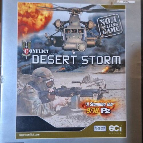 Conflict Desert Storm game for Sony PlayStation 2 like new