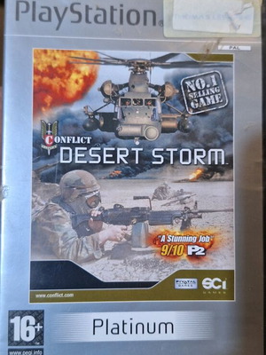 Conflict Desert Storm game for Sony PlayStation 2 like new