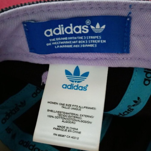 Adidas old school skateboard snowboard cap with 3 stripes, denim fabric, flat brim