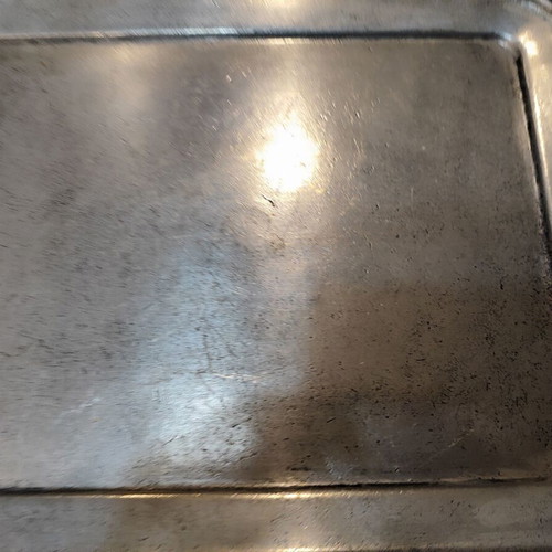 Vintage tin serving tray new with patina