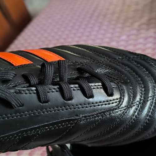 Adidas Men's Football Shoes Black Orange New Size 38.5
