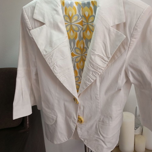 Zoem women's blazer white like new, size M