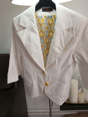 Zoem women's blazer white like new, size M