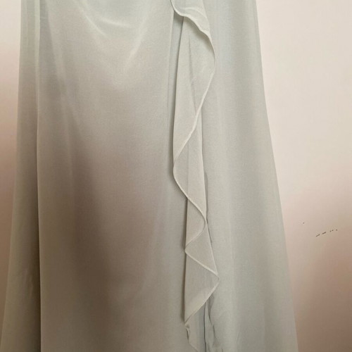 Lipsy Sage Green Embellished Ruffle Front Halter Maxi Dress new with tags