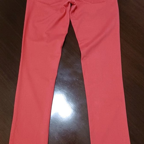 Maison Scotch women's chinos pants used, coral red, size S