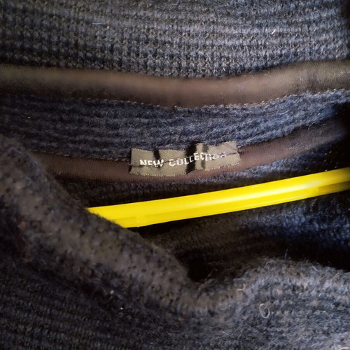Wool coat used, blue, size S