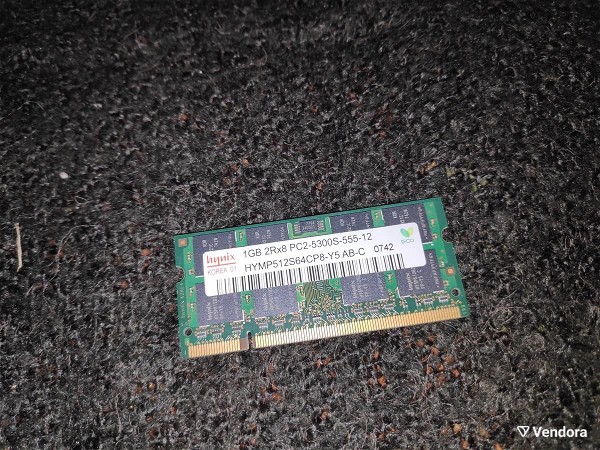 mnimi RAM - So-Dimm DDR2 - 1GB - 667 MHZ
