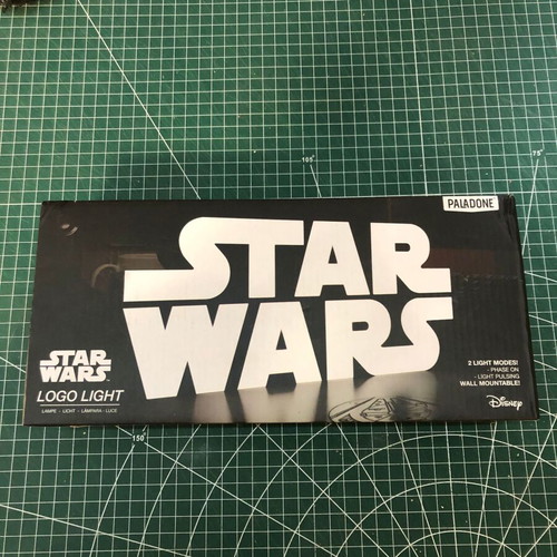 Star Wars Logo Light Paladone like new, LED decorative lamp