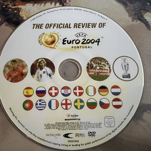 DVD The Official Review of UEFA Euro 2004 Portugal used