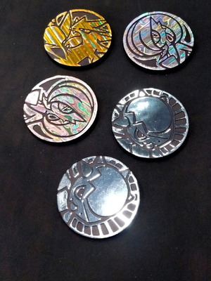Pokémon TCG coins σε πολύ καλή κατάσταση, πακέτο 2