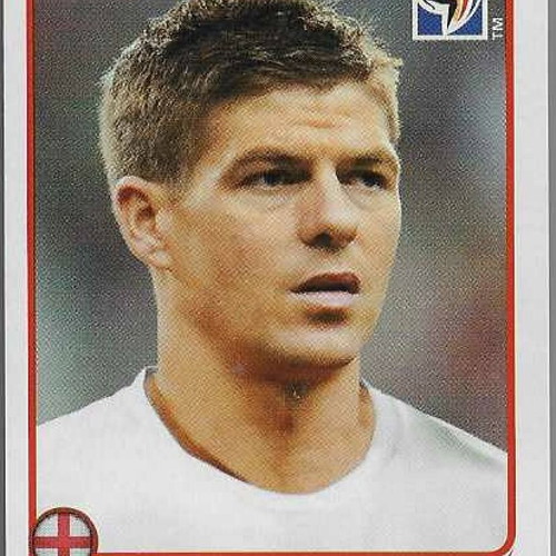 Panini FIFA Copa Africa 2010 Steven Gerrard Sticker like new