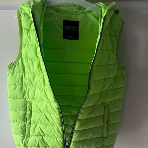 Mayoral sleeveless yellow fluorescent vest used, 6 years 116 cm