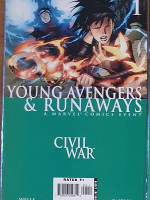 Marvel Comics Civil War Young Avengers & Runaways 2006 used