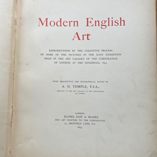 Modern English Art book used with beautiful images