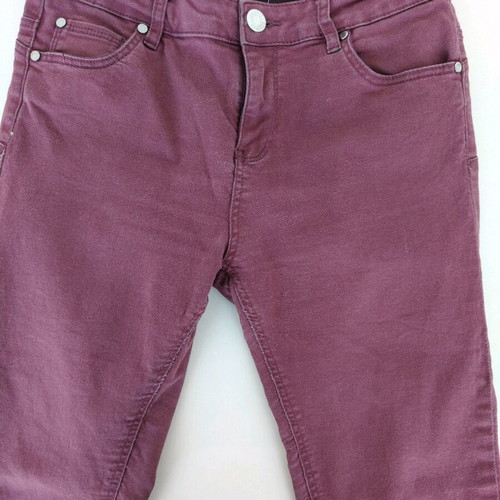 Calliope burgundy fitted pants like new, size S/M