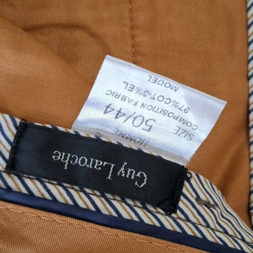 Guy Laroche men's pants gray fabric like new