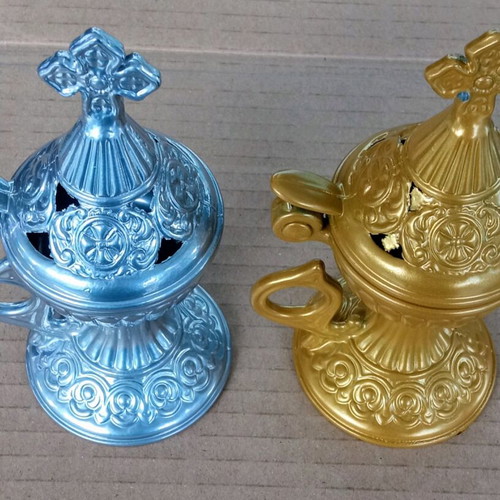 Incense Burner new in gold or silver color