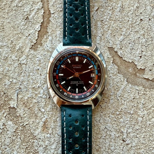 Seiko Vintage Navigator used black unisex watch