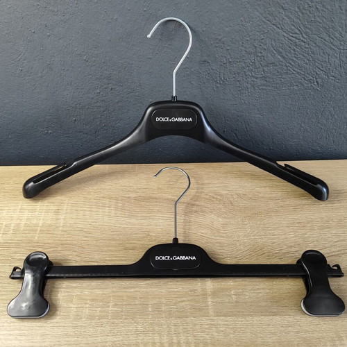 Dolce & Gabbana plastic clothes hangers used, set of 2