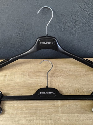 Dolce & Gabbana plastic clothes hangers used, set of 2