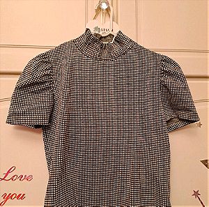 Κοντομανικη μπλουζα με φουσκωτο μανικι - νουμερο medium