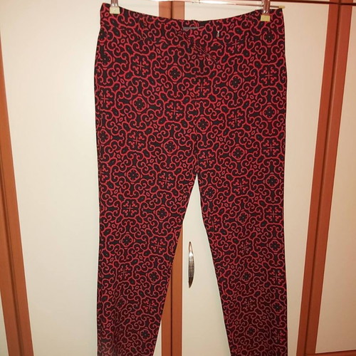 Nema women's pants new, elastic, large, red with black