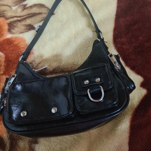 Bershka women's handbag used, black