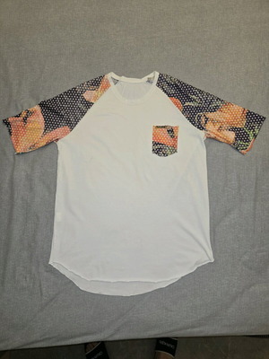 Gabbiano t-shirt like new, white, asymmetrical fashion size M