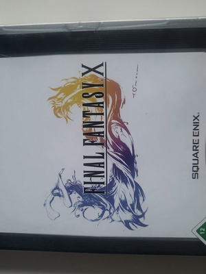 Final Fantasy X PS2 game used with German menu and English voices