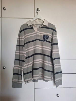 Timberland polo shirt like new, size L, beige and green