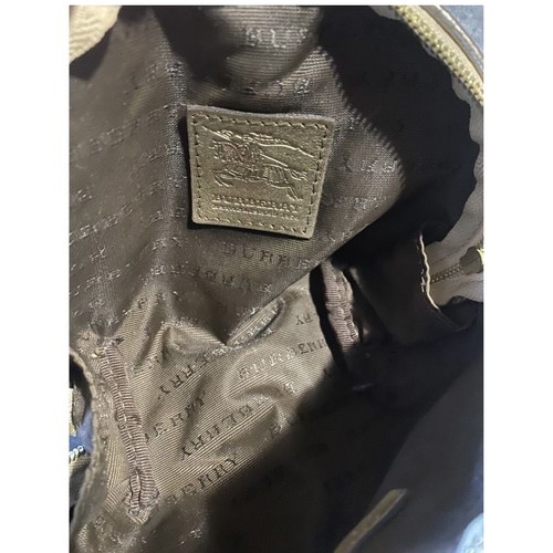 Burberry clutch used, authentic canvas pouch