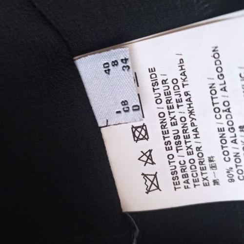 Pinko Tweed coat like new, black-white, Italian size 40