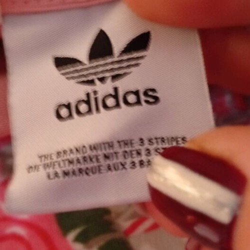 Adidas pink hoodie for 3/4 years like new