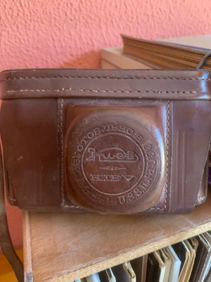 Kiev vintage camera used with leather case