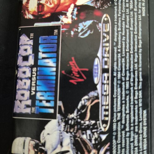 Robocop Versus Terminator Sega Mega Drive used action game