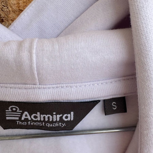 Admiral hoodie white like new, sizes S to L