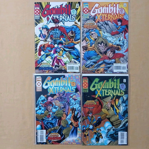 Gambit and the X-ternals used, pack of 4 issues, limited series