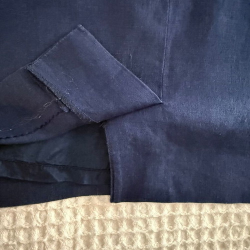 Artisti Italiani navy linen skirt like new, size M