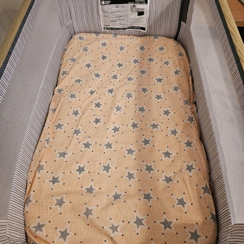 Kikka Boo NANNA Baby Cot like new with unused mattress and accessories