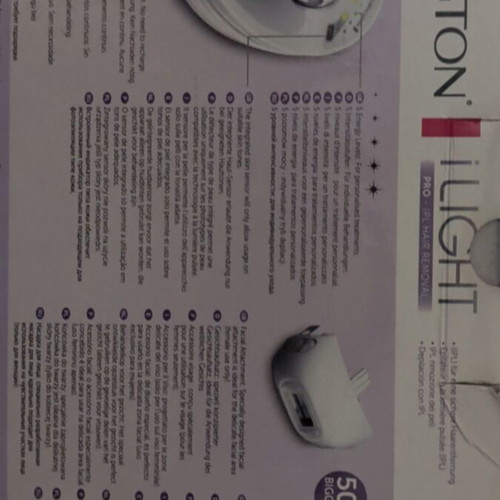 Remington i light pro IPL hair removal device like new for face and body