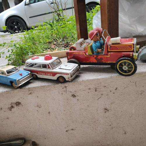 Antique cars used, set of 15 metal models