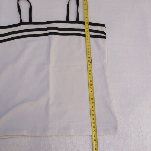 White crop top with black stripes like new