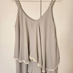 Regalinas grey blouse, one size